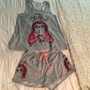 EUC Justice Sleep Set SZ 14 Tween/Big Girl (I-29)
